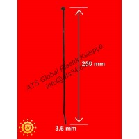 3.6X250 UV Dayanıklı Kablo Bağı